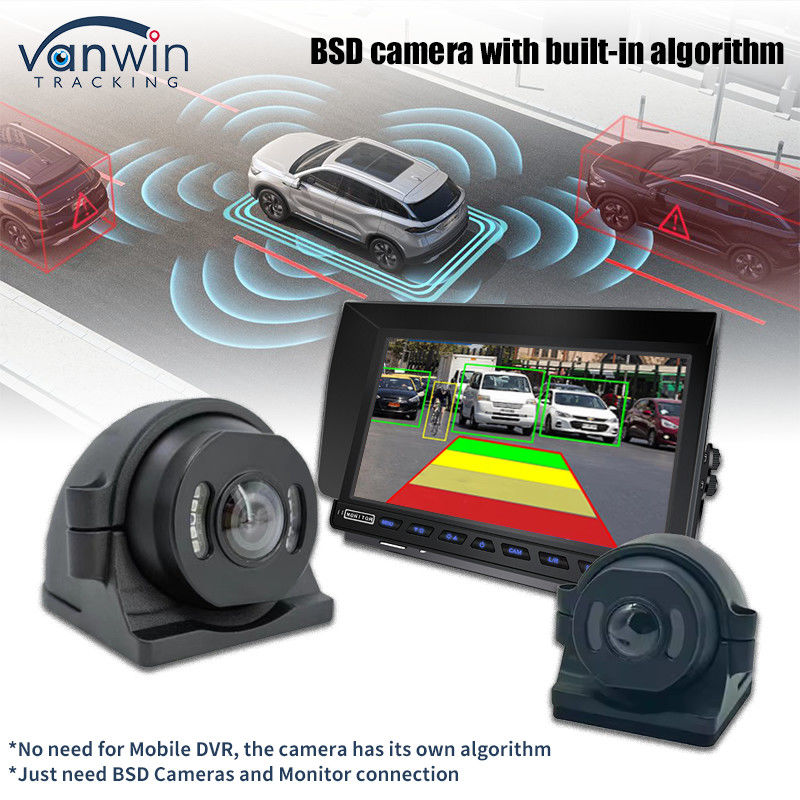 Kamera HD 1080p BSD Dengan Algoritma Terbina Dalam Deteksi Kendaraan Pejalan kaki dengan Alarm Suara