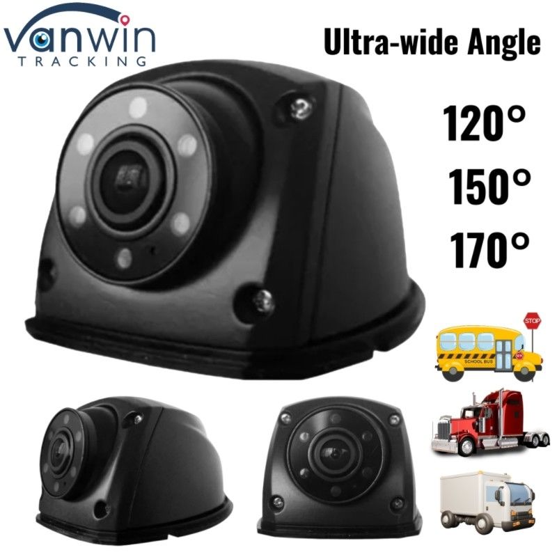 170 derajat Ultra Wide Angle IP69K Kamera Mobil 1080P AHD Kendaraan Sistem Pengawasan Cerdas