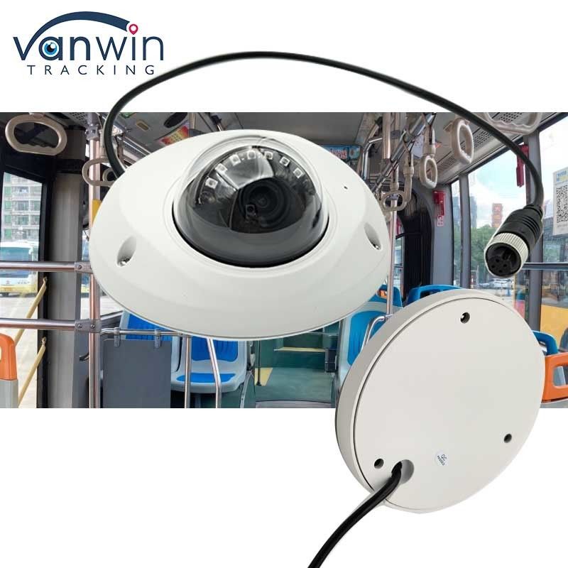 720P / 960P / 1280P Kamera 120 Wide Angle HD Metal White Dome Kamera Untuk Bus, Truk