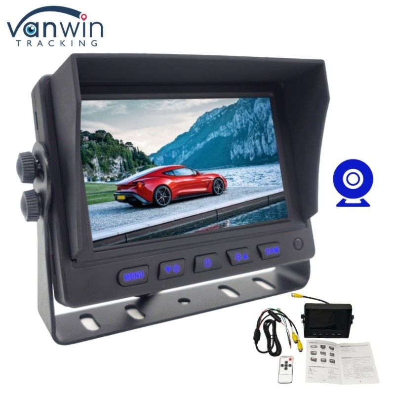 Mini Car Rear View Monitor 5 Inch In-car High Definition Display Untuk Taxi Bus Truck RV