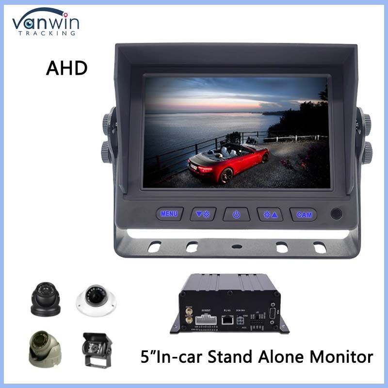 5 Inch AHD LCD Car Monitor Digital Display Untuk Kendaraan USB GPS Untuk Truk Otomatis