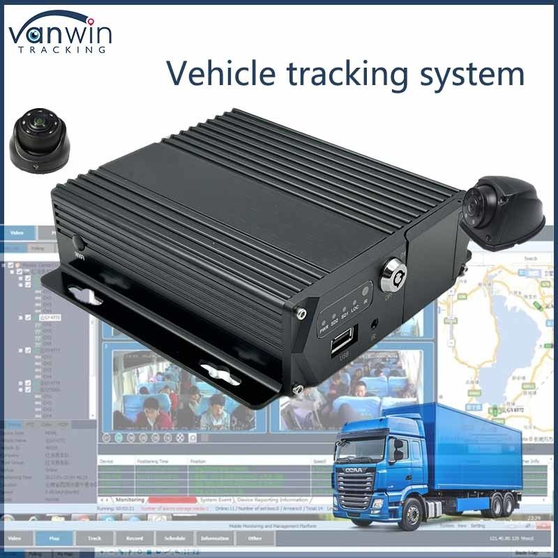 4CH Real Time Truck MDVR Digital Tire Pressure Monitor System 4G SD 1080P Fungsi GPS Kendaraan