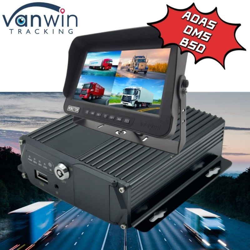 1080P AI MDVR Vehicle Monitoring System 8 CH High Definition Recorder Untuk Bus Truck Fleet