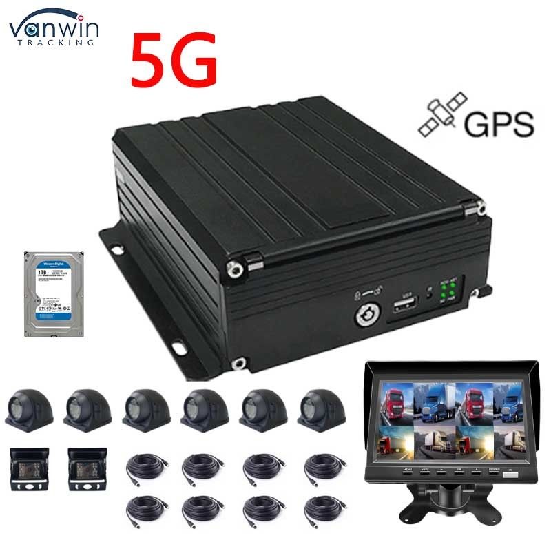 8CH HDD DVR 5G GPS 1080P HD Dukungan OEM MDVR Video System Untuk Keamanan Armada