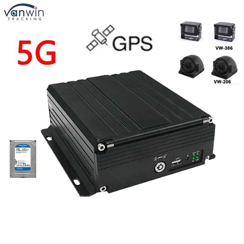 4Channel HDD DVR 5G GPS Tracking 1080P HD Moblie DVR Video System Dukungan OEM/ODM Untuk Mobil Truk Bus MDVR Mobil Black Box
