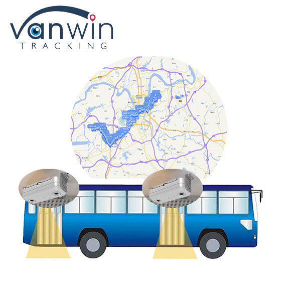 Bus Penumpang Counter 3G Wifi GPRS Penghitungan Kendaraan GPS Navigasi untuk transportasi umum Penghitungan orang bus