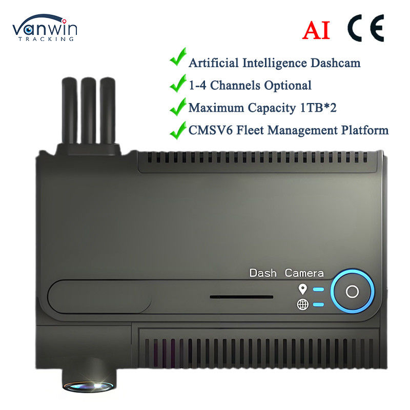Full HD Dashcam 1-4 Channel GPS Tracked Vehicle Camera 1080P Dash Camera untuk Mobil Mobil DVR Taxi pada CMSV6 Server