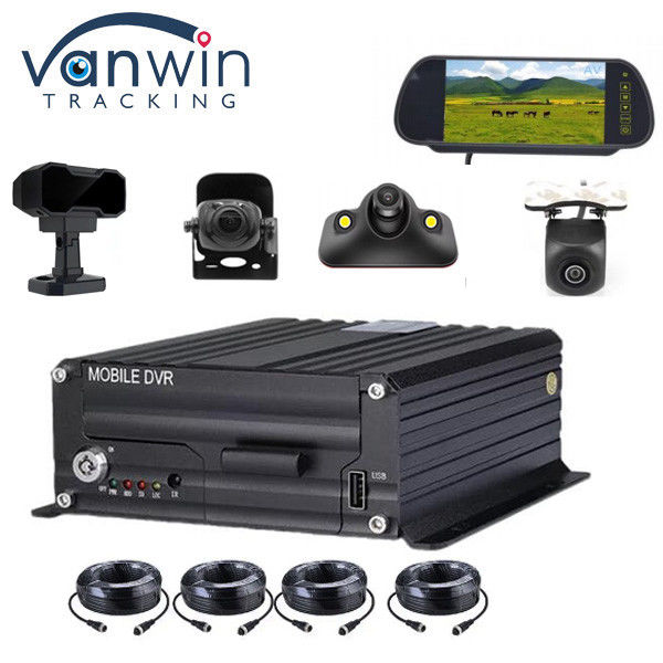 8CH 4CH 4G GPS ADAS DMS 2TB HDD SD DVR MOBILE KIT AI MDVR Sistem Pelacakan GPS GPS MDVR