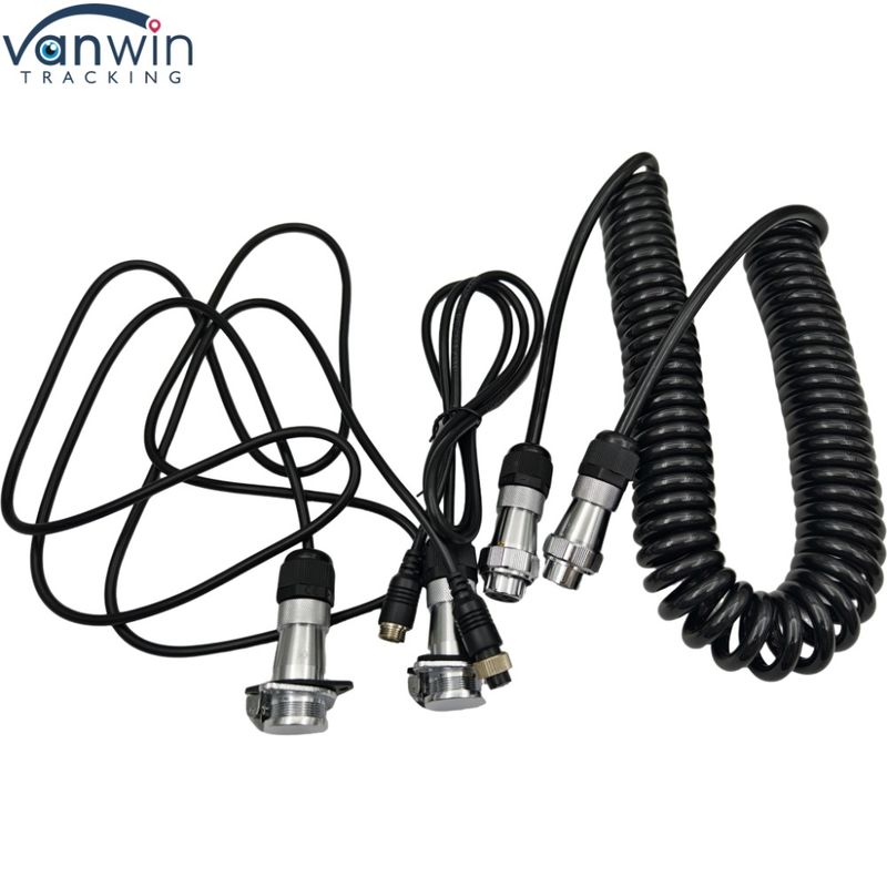 Pengalaman melihat ke belakang yang halus dengan kawat spiral 4 pin untuk sistem pemantauan industri dan pertanian
