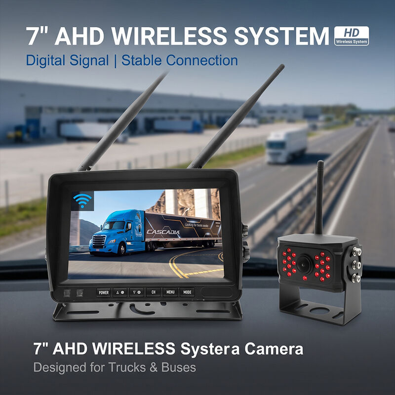 7 inci / 9 inci / 10 inci Wireless Security Camera Kit dengan Monitor Smart Video Monitoring System Color Night Vision