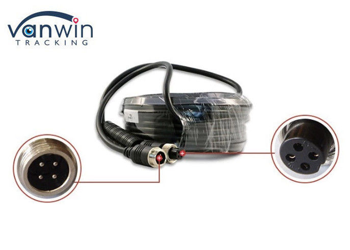 20m 4P Din Jack Ekstensi Kabel Double Shielded Wanita ke Pria Konektor Untuk Kamera Bus