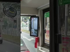 12,3 inci truk bus e-mirror tampilan buta spot sistem kamera lensa ganda